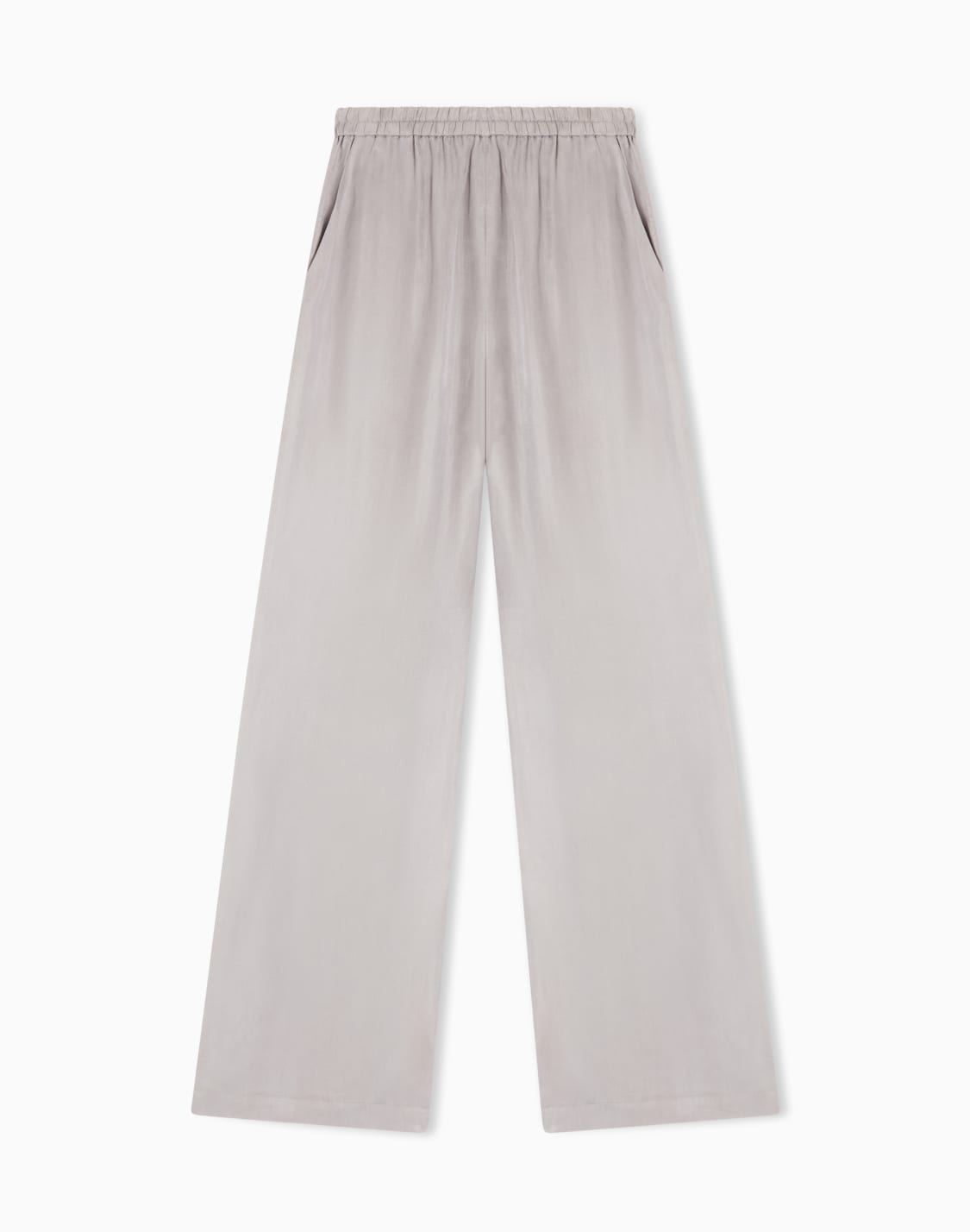 elasticated-waist-trousers-in-flowing-washed-lyocell-grey--emporio-armani