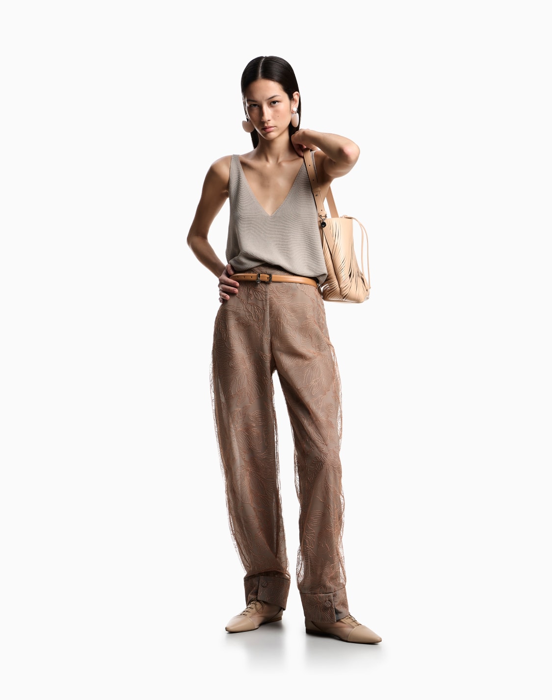 knitted-tops-beige--emporio-armani