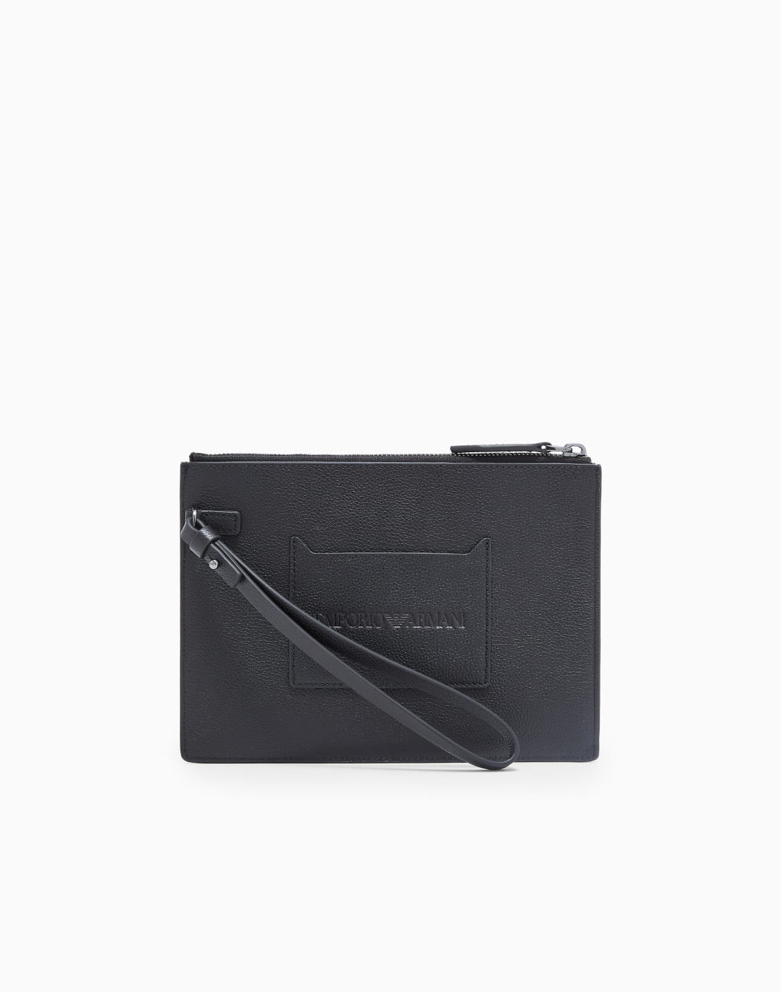 bolso-de-mano-de-piel-abatanada-negro--emporio-armani