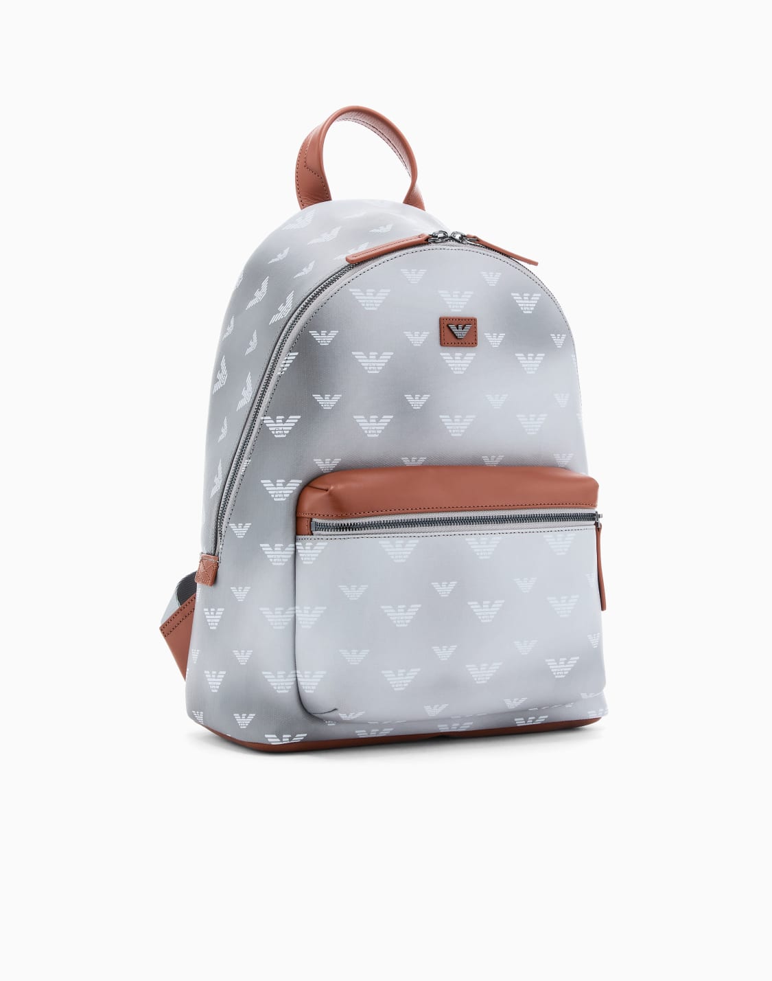 backpack-in-coated-canvas-with-all-over-eagle-grey--emporio-armani