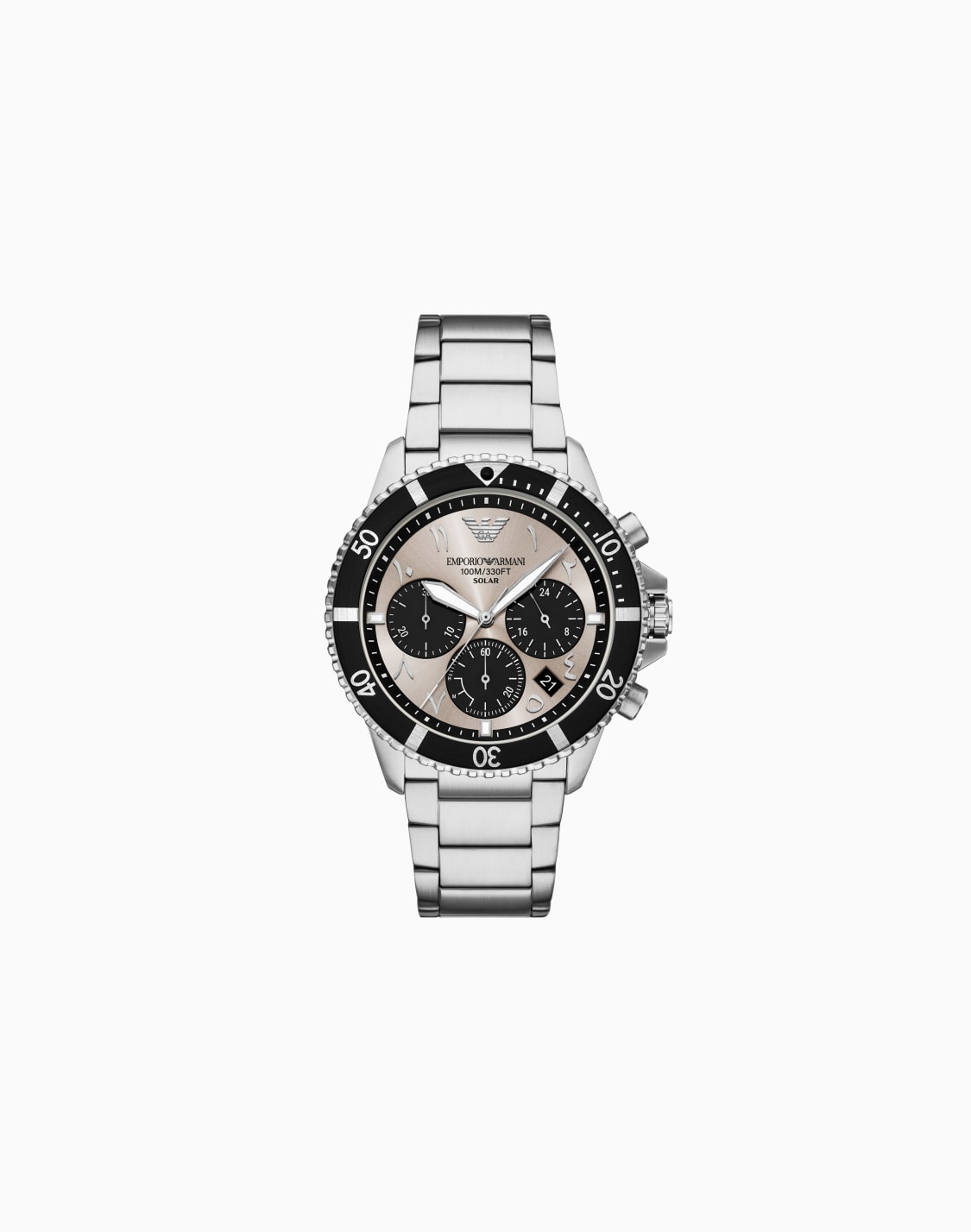 ワルドエクスプロラ-ソラパワ-クロノグラフウォッチ-ステンレススチル-マルチカラ--emporio-armani