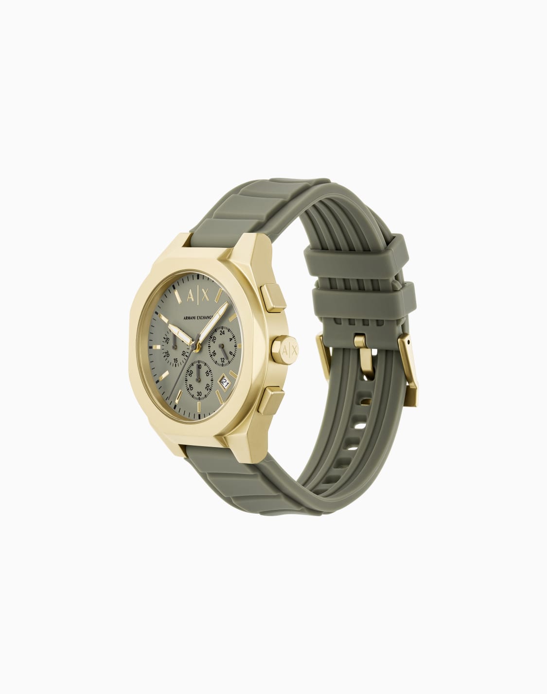-sync-chronograph-green-silicone-watch-multicoloured--armani-exchange