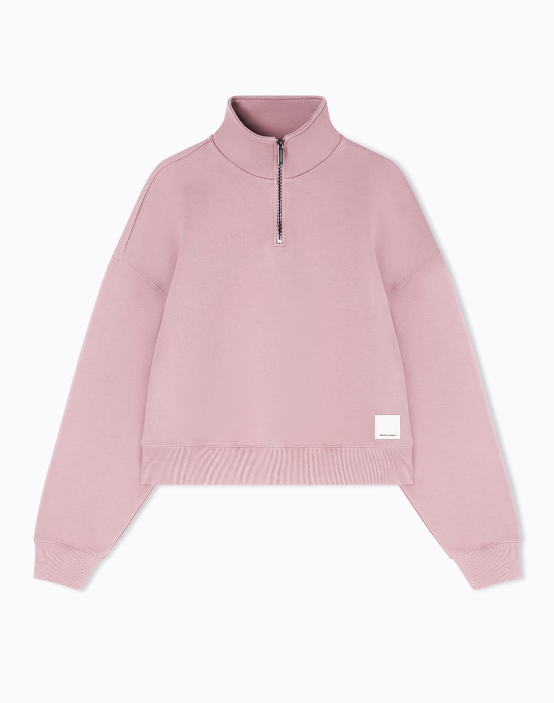 diagonal-fleece-cotton-sweatshirt-pink--emporio-armani