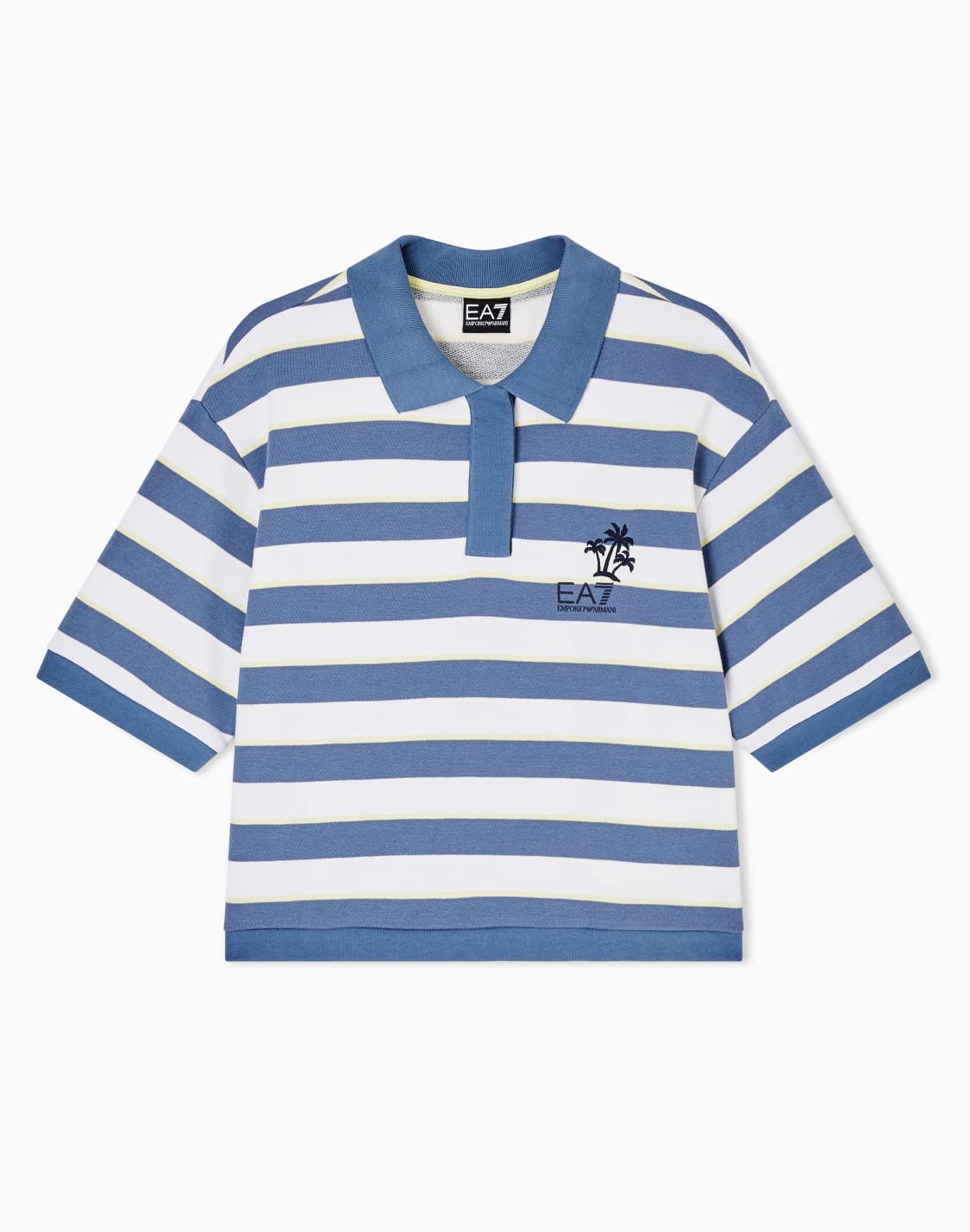 polo-en-jersey-bleu-clair--ea7