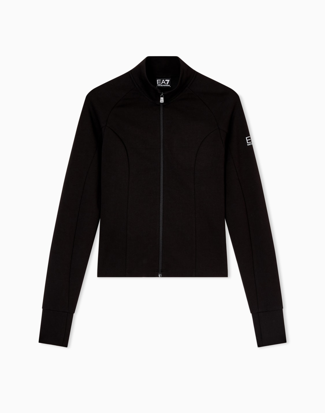 sweatshirts-mit-reiverschluss-schwarz--ea7