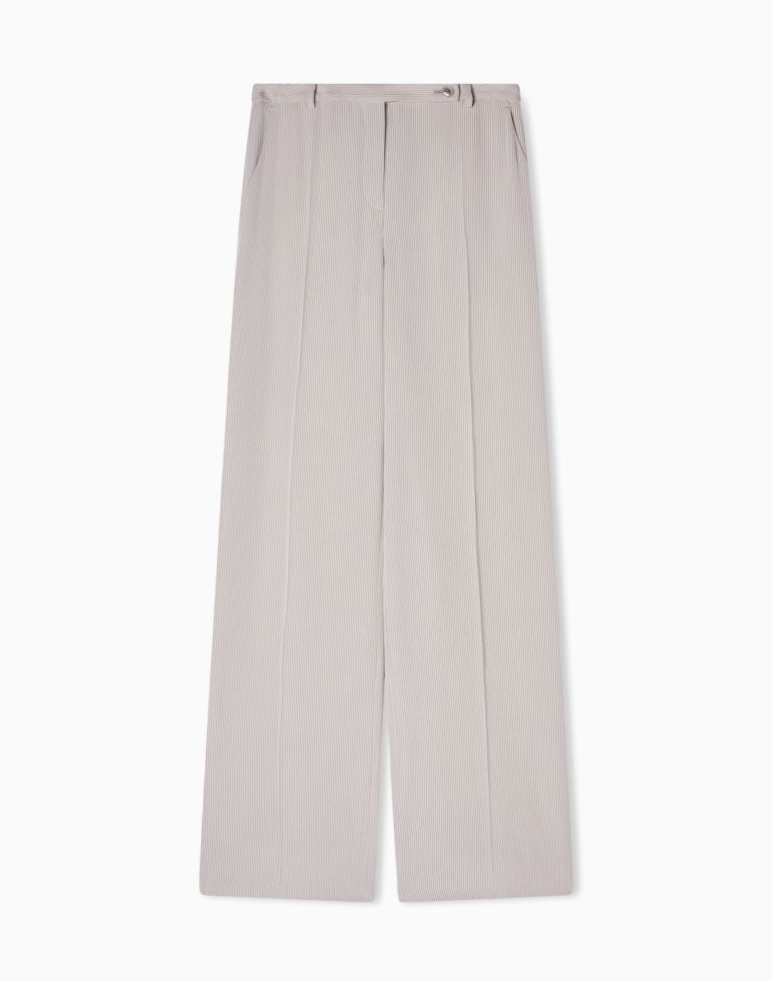 palazzo-trousers-in-milleraies-seersucker-beige--emporio-armani