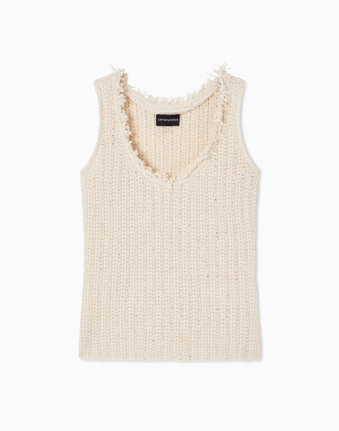 checked-effect-knit-top-white--emporio-armani