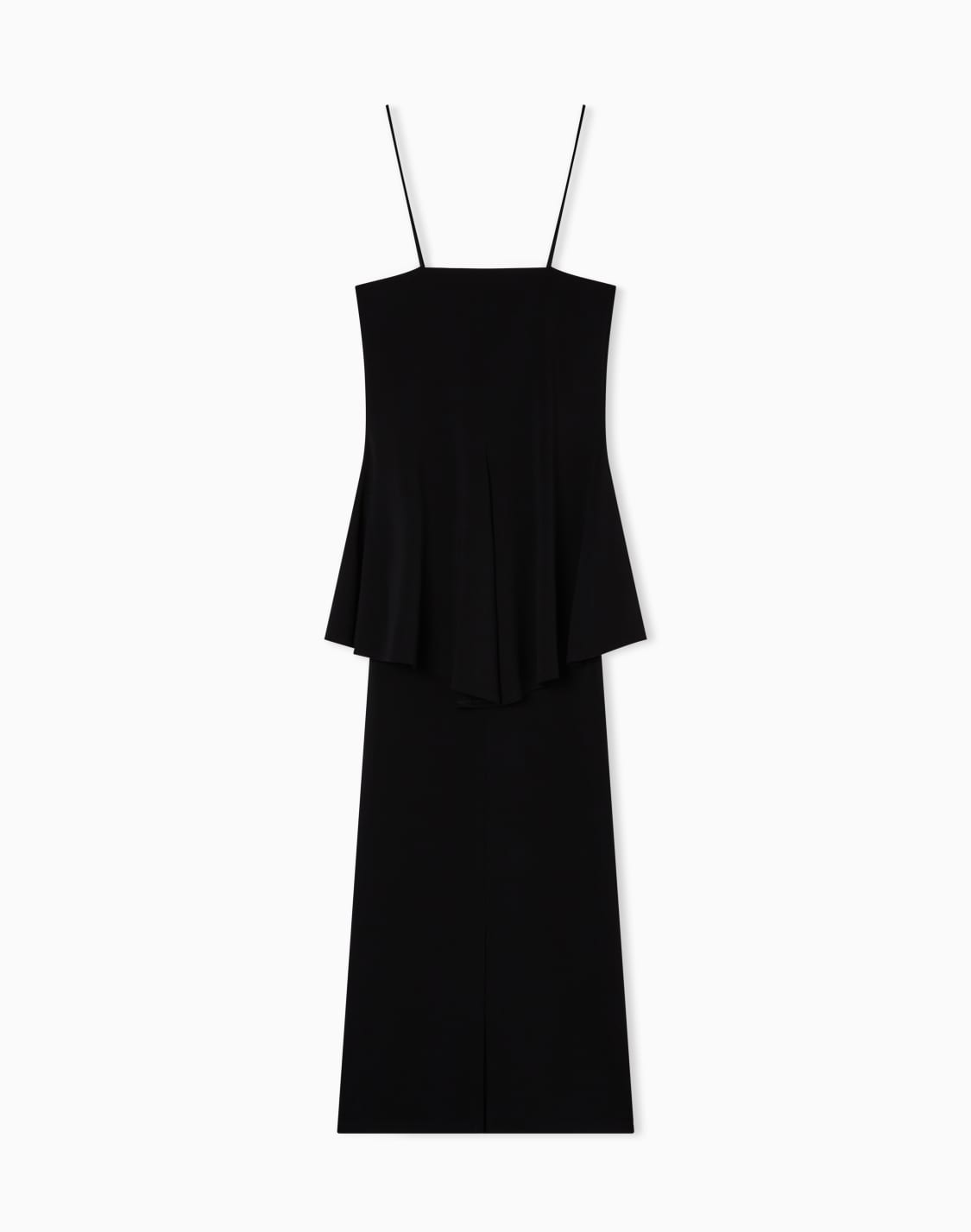 two-piece-effect-crpe-dress-in-stretch-viscose-black--emporio-armani