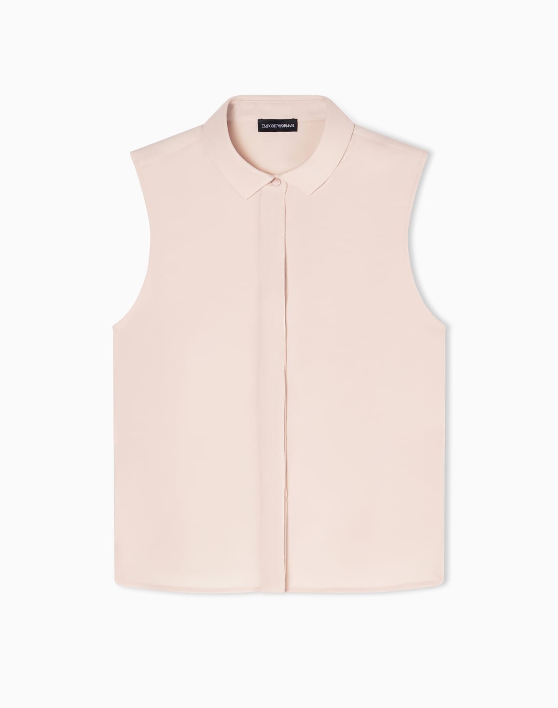 sleeveless-shirt-in-technical-gabardine-pink--emporio-armani