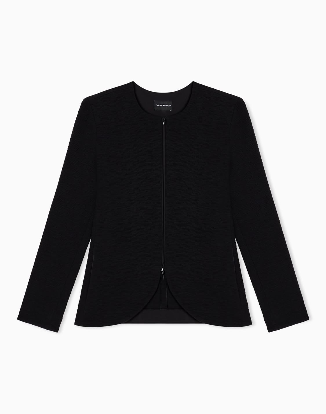 tubular-embossed-jersey-jacket-negro--emporio-armani