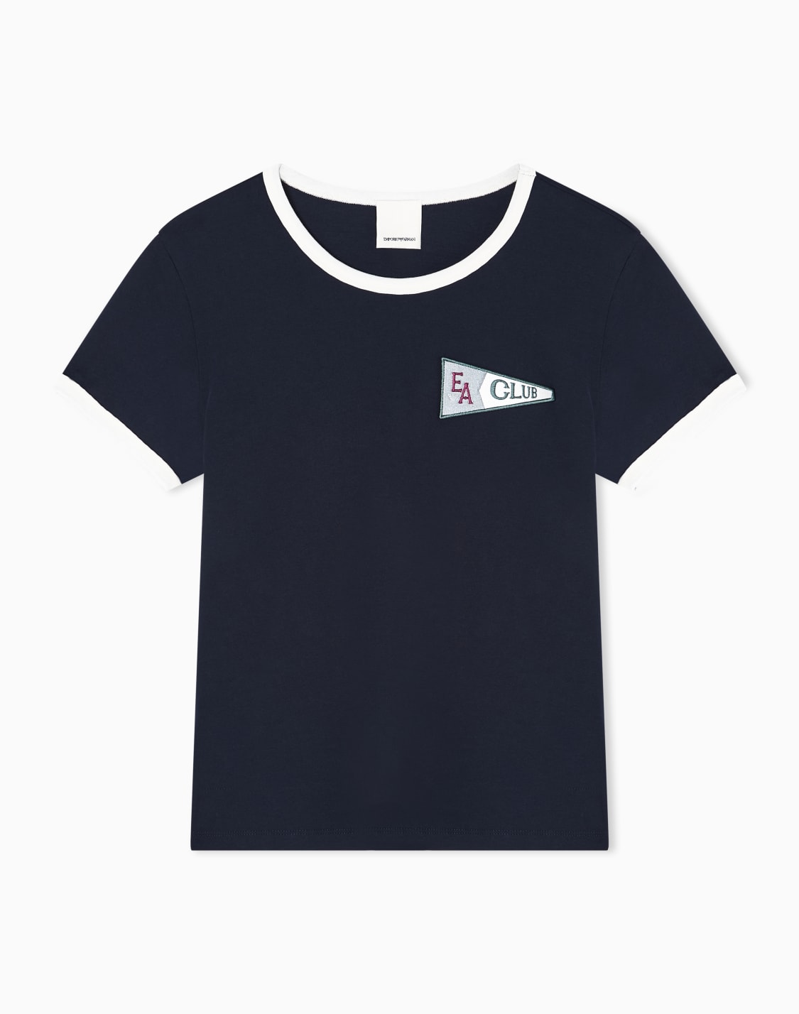 t-shirt-en-jersey-avec-cusson-eagle-club-bleu-marine--emporio-armani