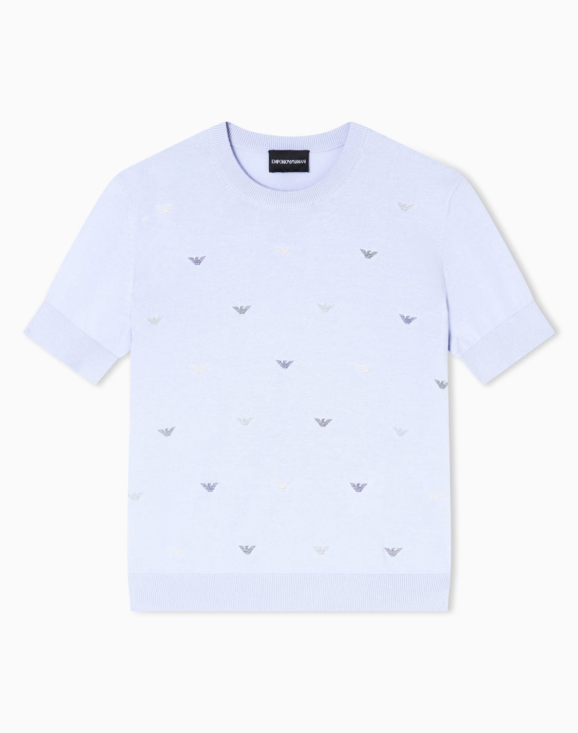 shaved-cotton-sweater-with-allover-embroidery-パプル--emporio-armani