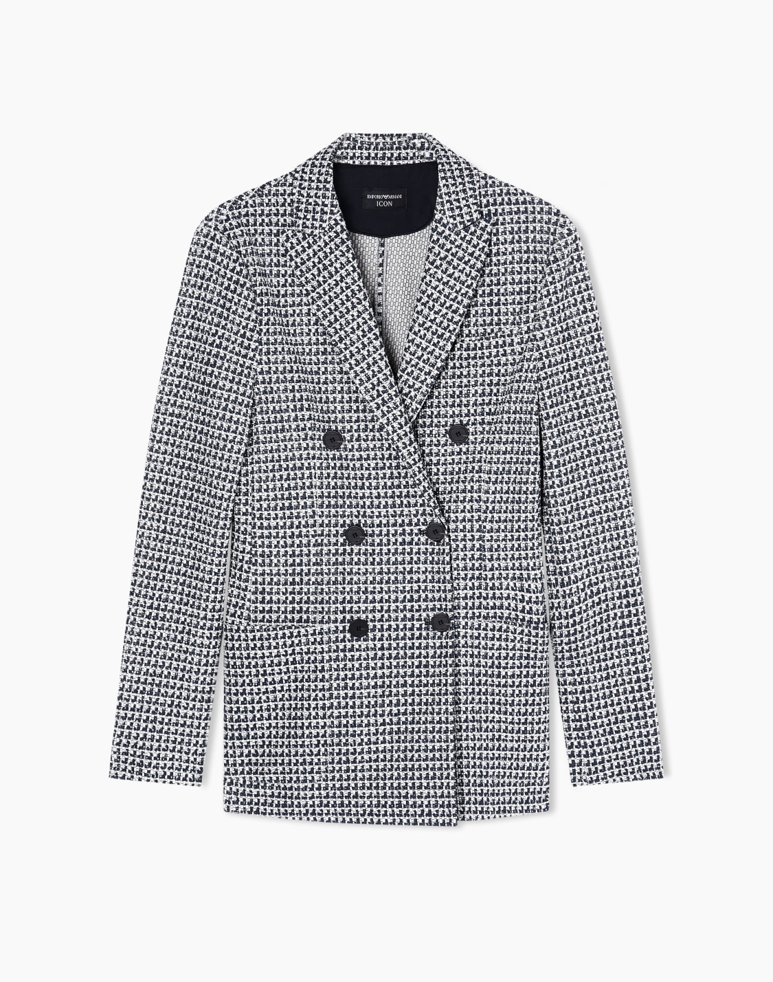 double-breasted-blazer-in-knit-effect-jersey-with-optical-icon-print-blue--emporio-armani