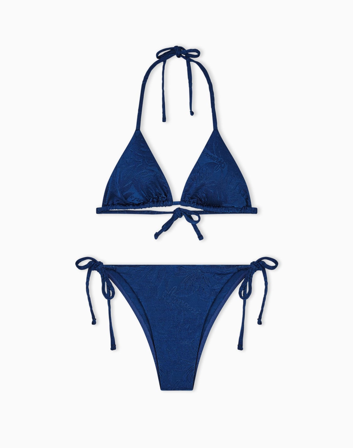 bikini-triangle-rembourr-en-lycra-jacquard-feuillage-bleu--emporio-armani