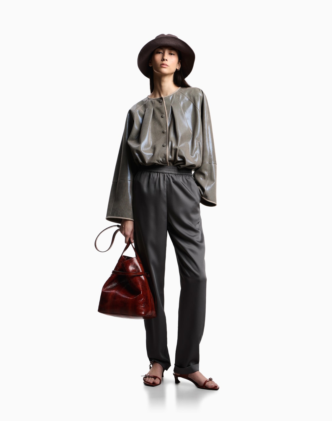 elastic-waisted-trousers-in-crepe-twill-グレ--emporio-armani