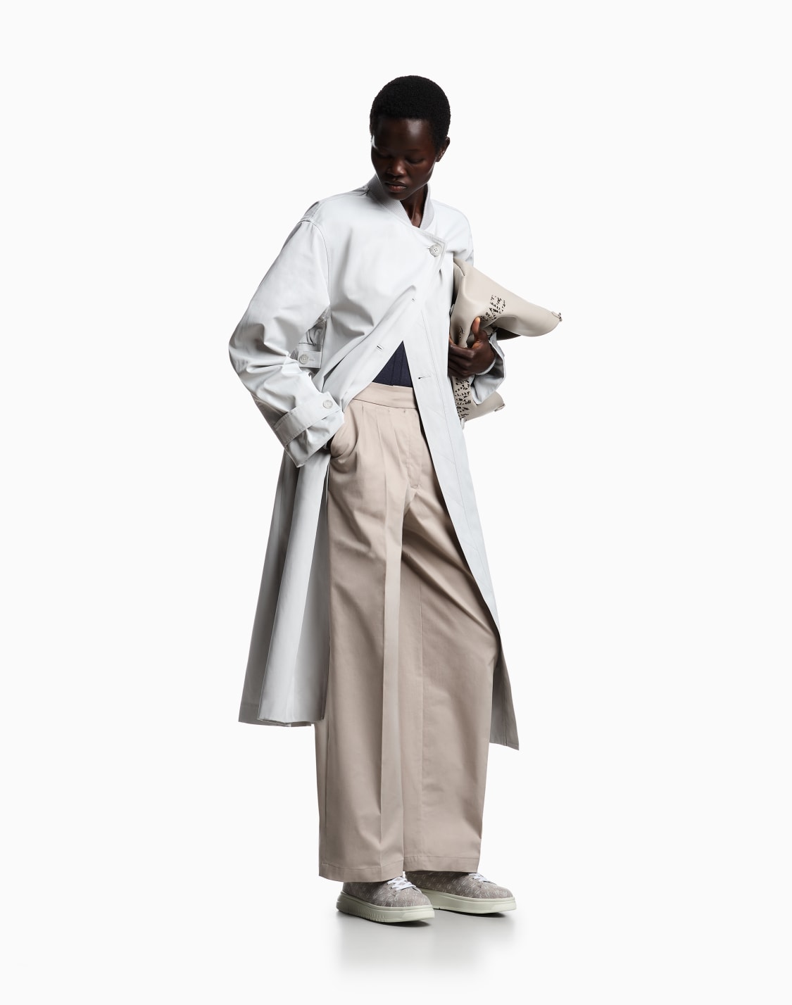 タック入りパンツ-ブラッシュドコットン-ベジュ--emporio-armani