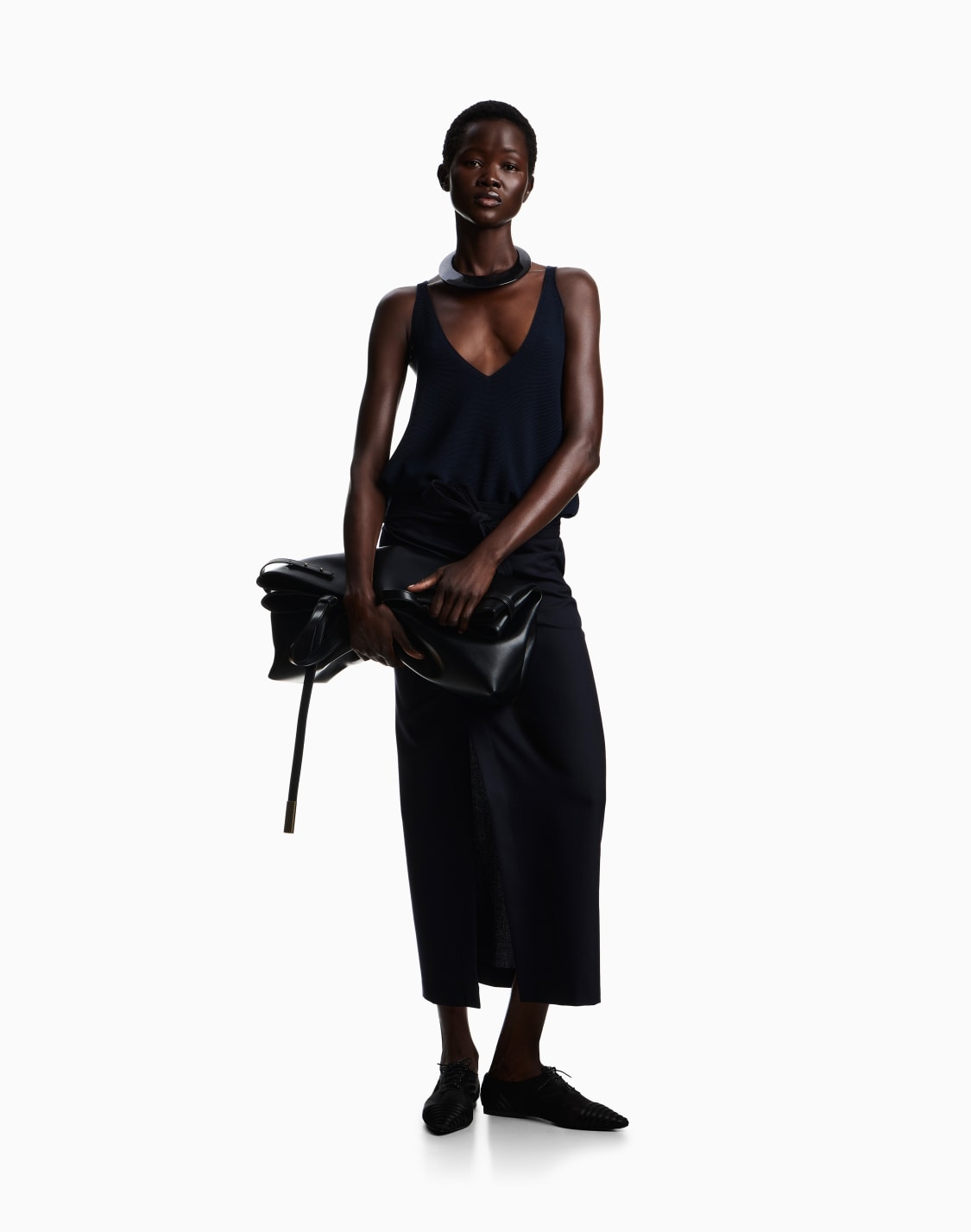 knitted-links-texture-top-bleu--emporio-armani