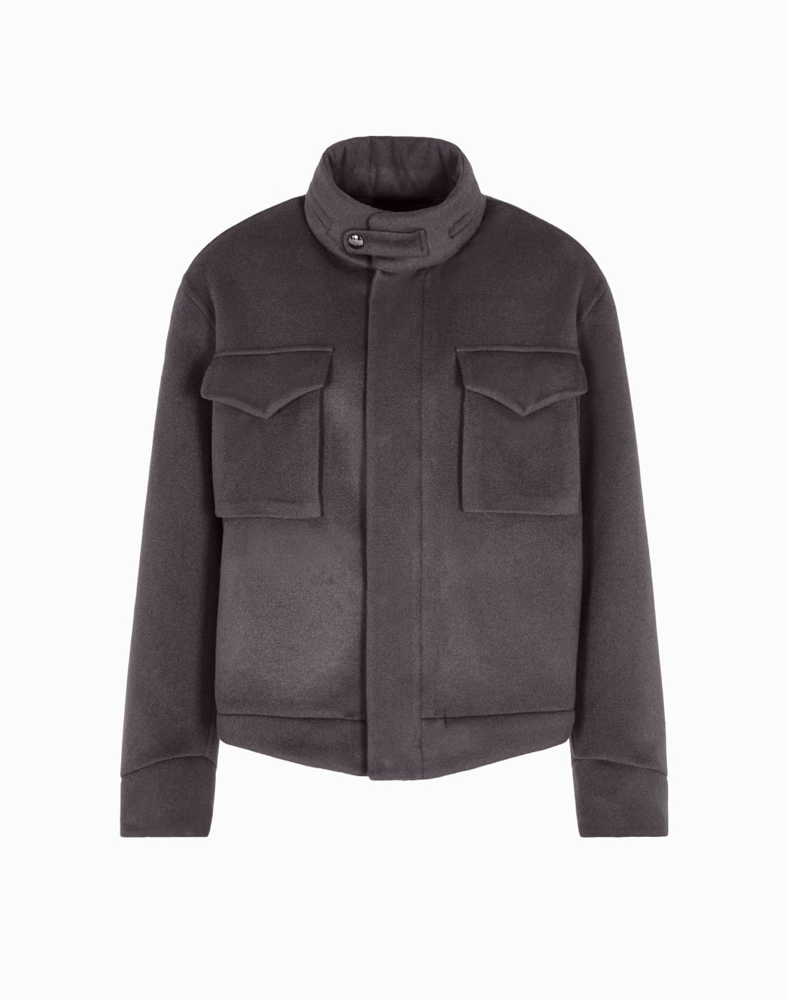 blouson-aus-doppeltem-kaschmirtuch-grau--giorgio-armani