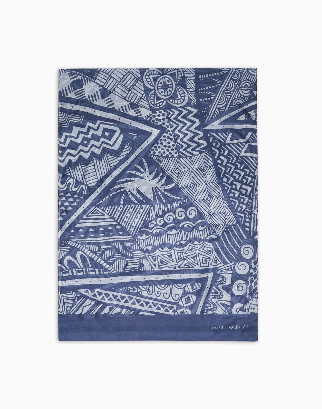 pure-silk-stole-with-a-tribal-print-blue--emporio-armani
