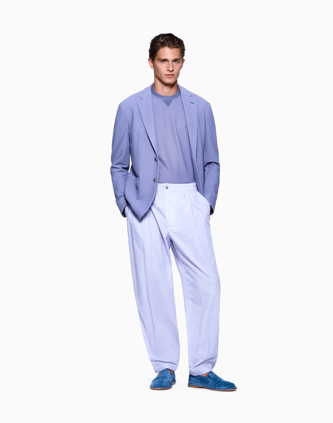 tシャツ-テクニカルワッフル-パプル--giorgio-armani