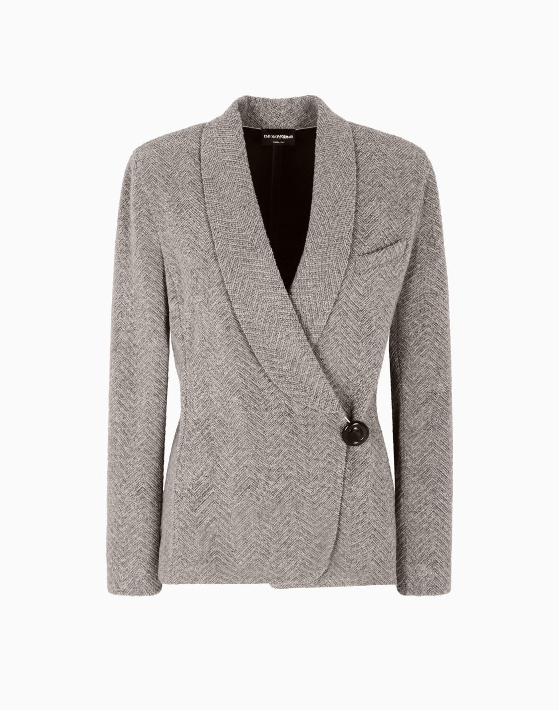 giacca-con-chiusura-decentrata-in-misto-lana-jacquard-chevron-lurex-marrone--emporio-armani