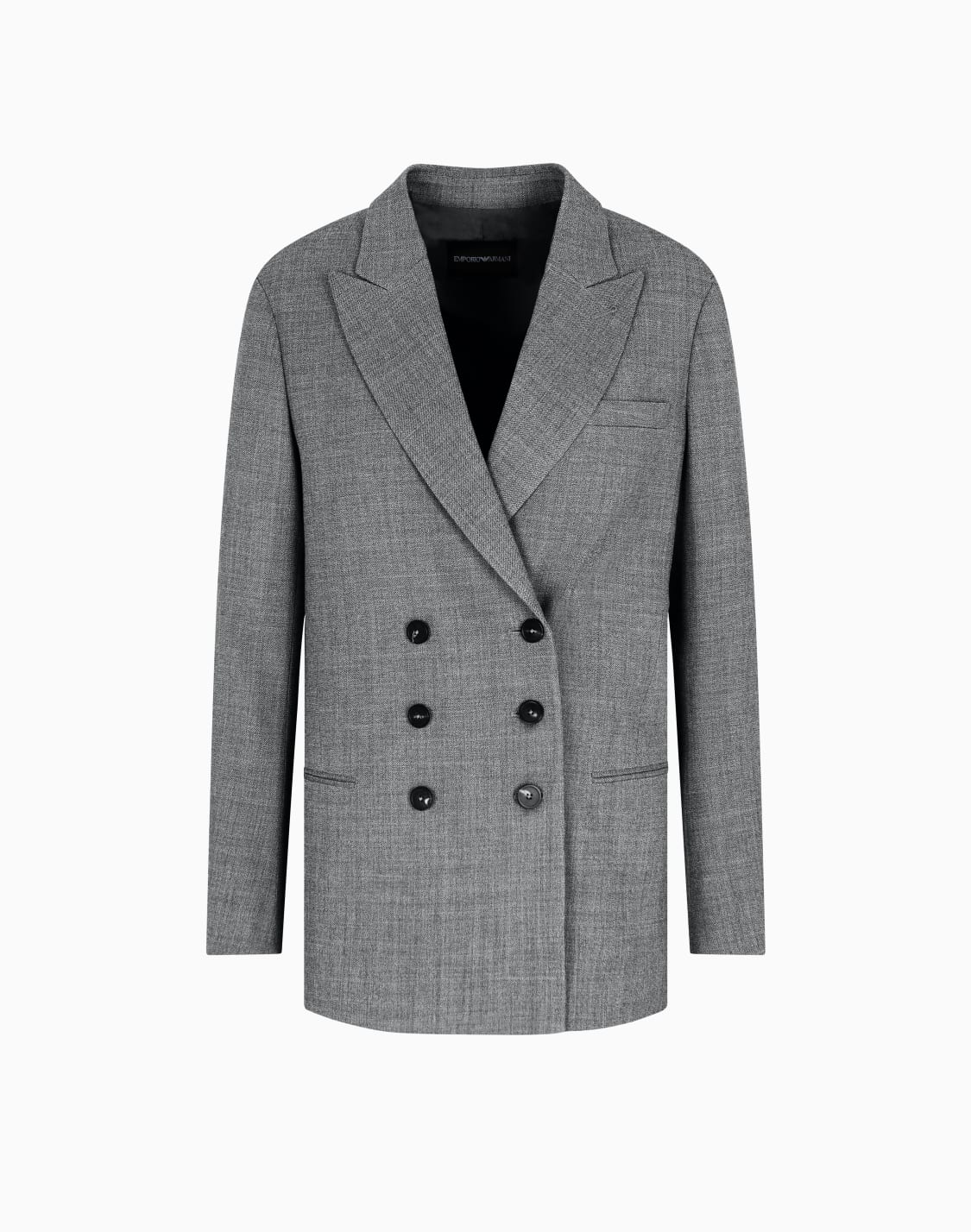 blazer-double-boutonnage-en-crpe-de-laine-mouline-gris--emporio-armani
