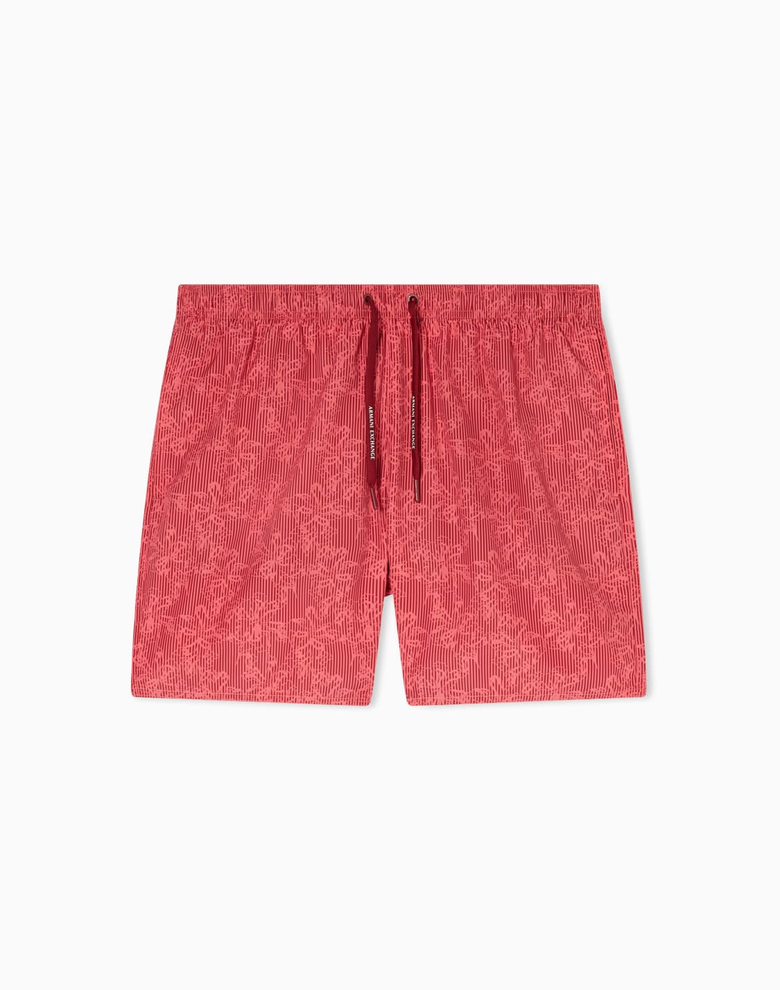 boxer-mare-stampa-all-over-poliestere-rosso--armani-exchange