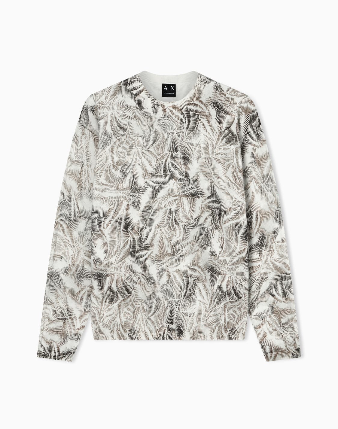 crewneck-sweater-in-basic-lightweight-cotton-beige--armani-exchange