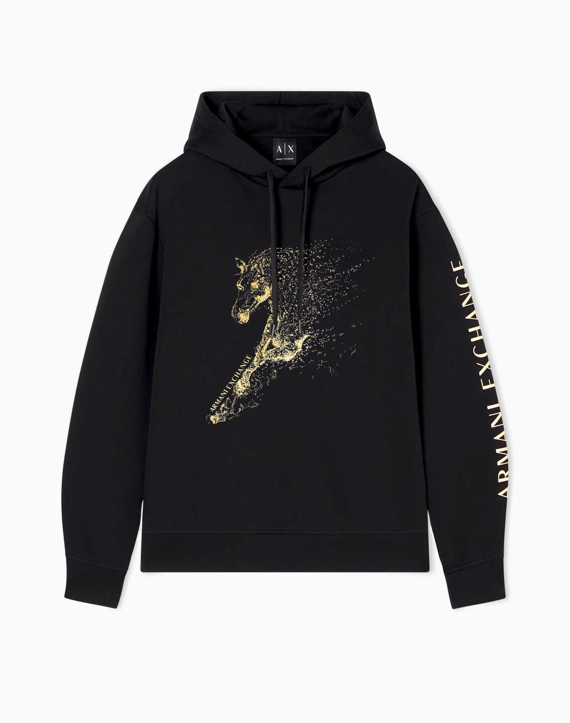 hoodies-black--armani-exchange