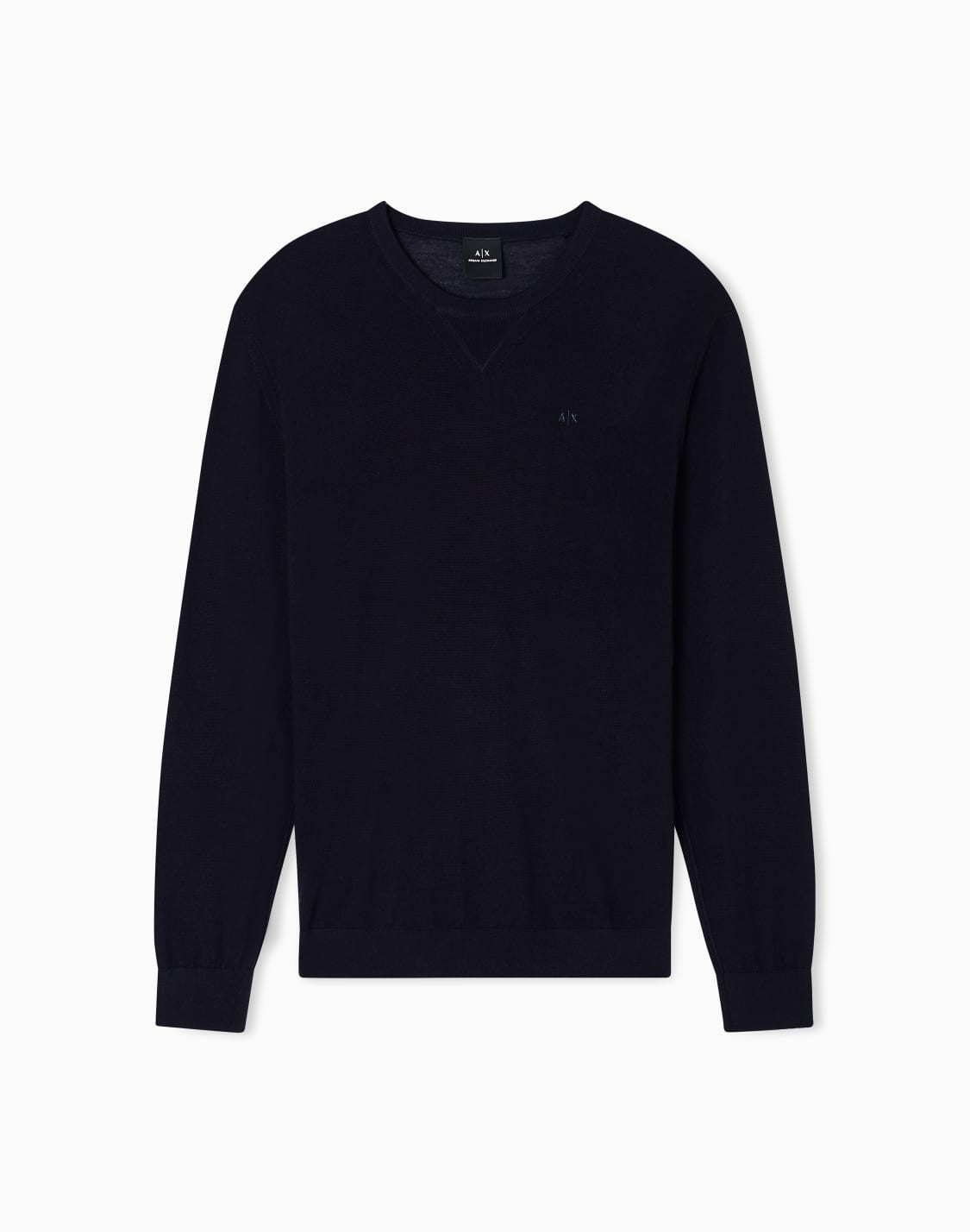 crewneck-sweater-in-virgin-wool-navy-blue--armani-exchange