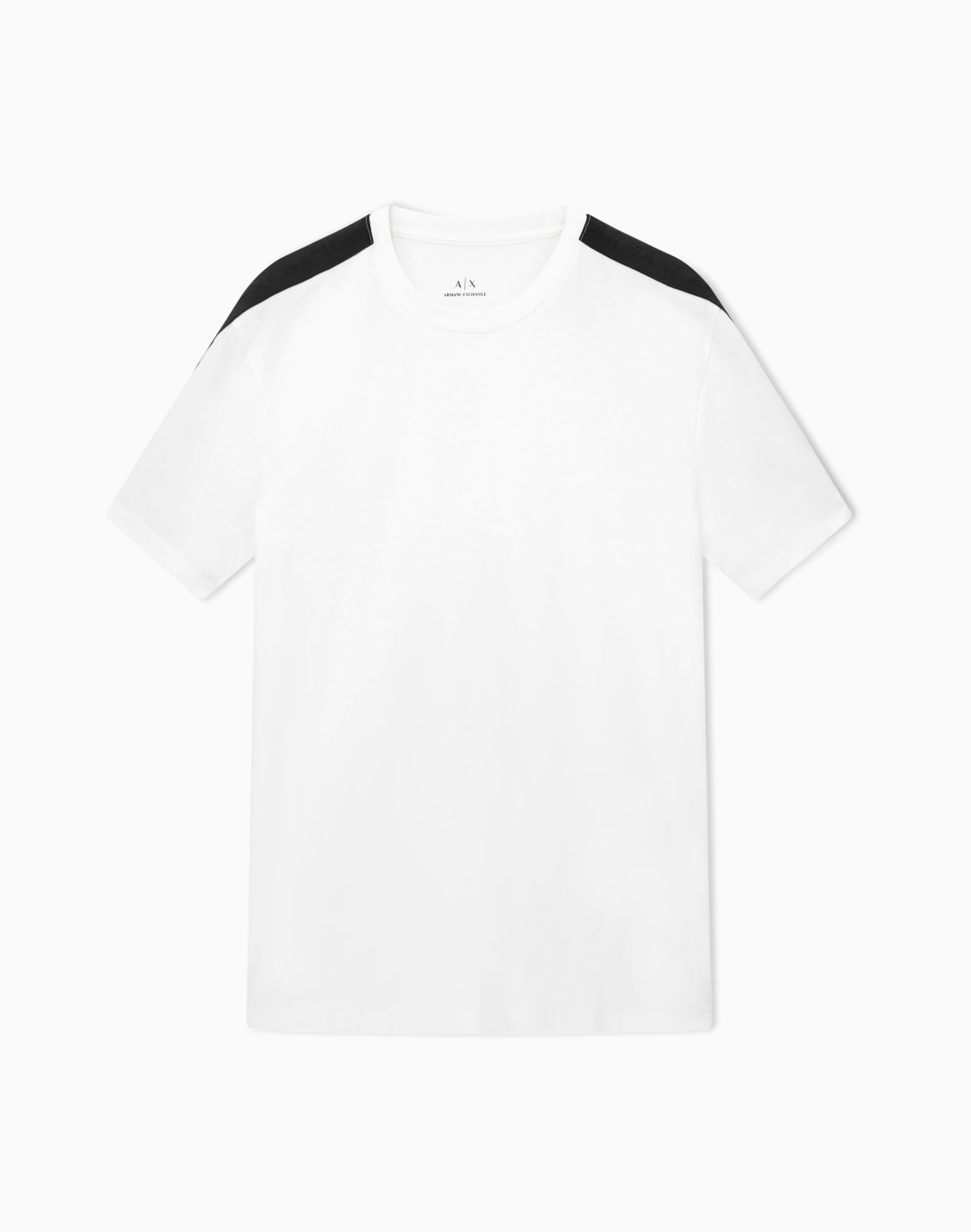 ロゴテプ-半袖クルネックtシャツ-ホワイト--armani-exchange