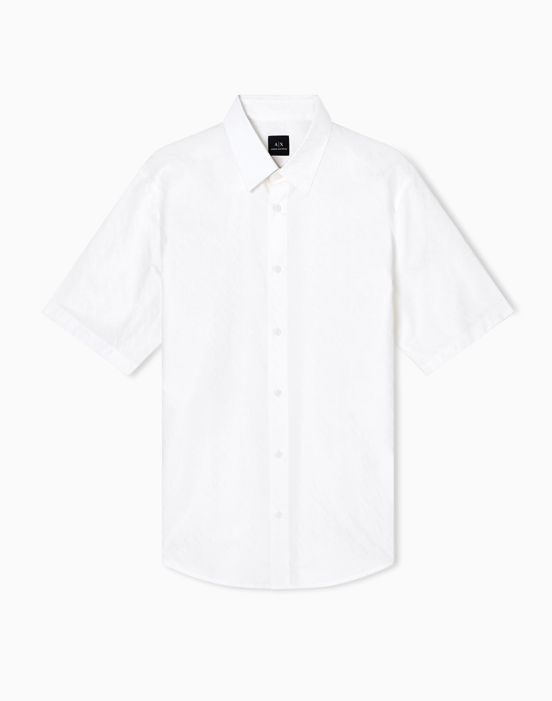 camisa-de-jacquard-de-algodn-de-manga-corta-blanco--armani-exchange