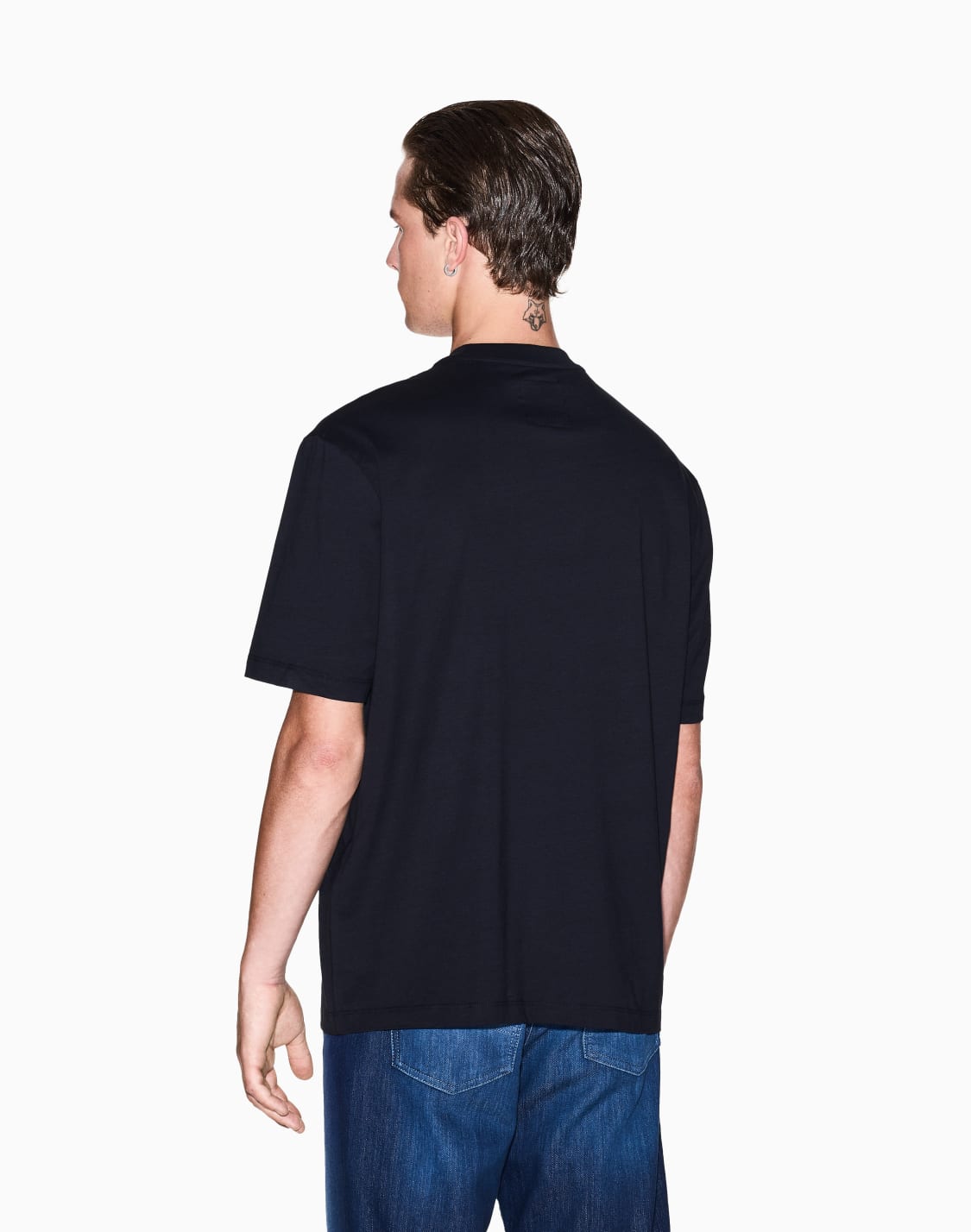 Backpack with embossed logo