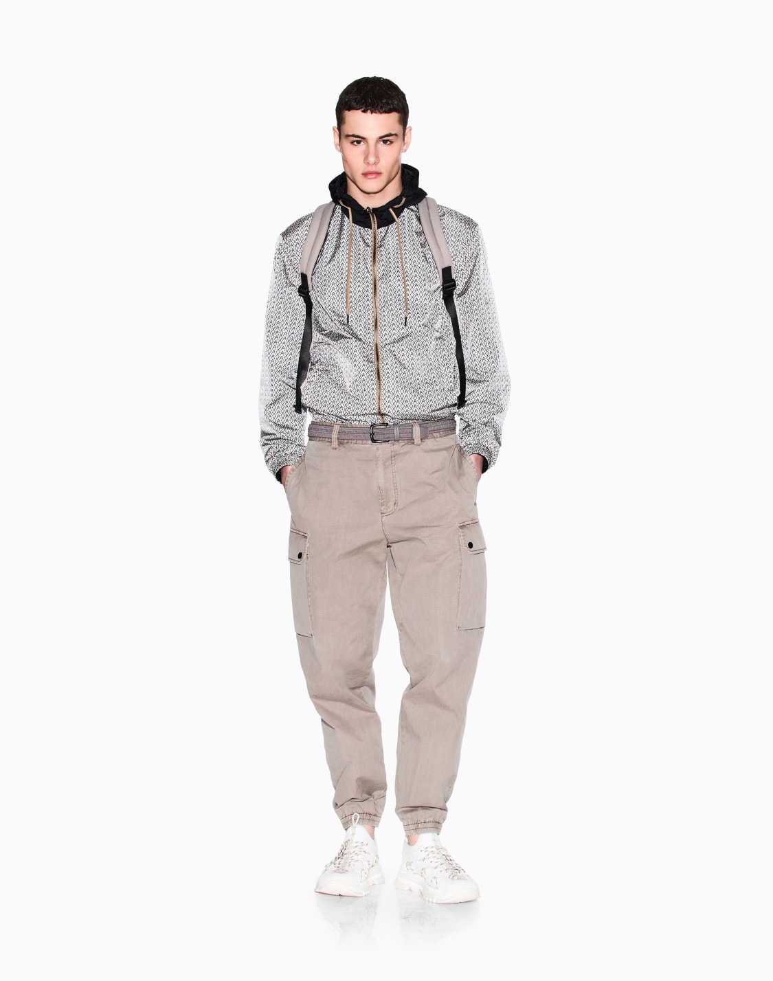 cotton-trousers-gris--armani-exchange