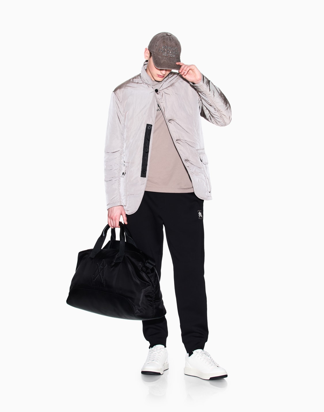 jogger-trousers-in-bonded-fabric-black--armani-exchange