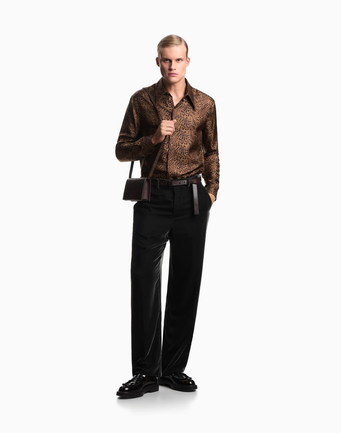 animal-print-silk-shirt-brown--emporio-armani
