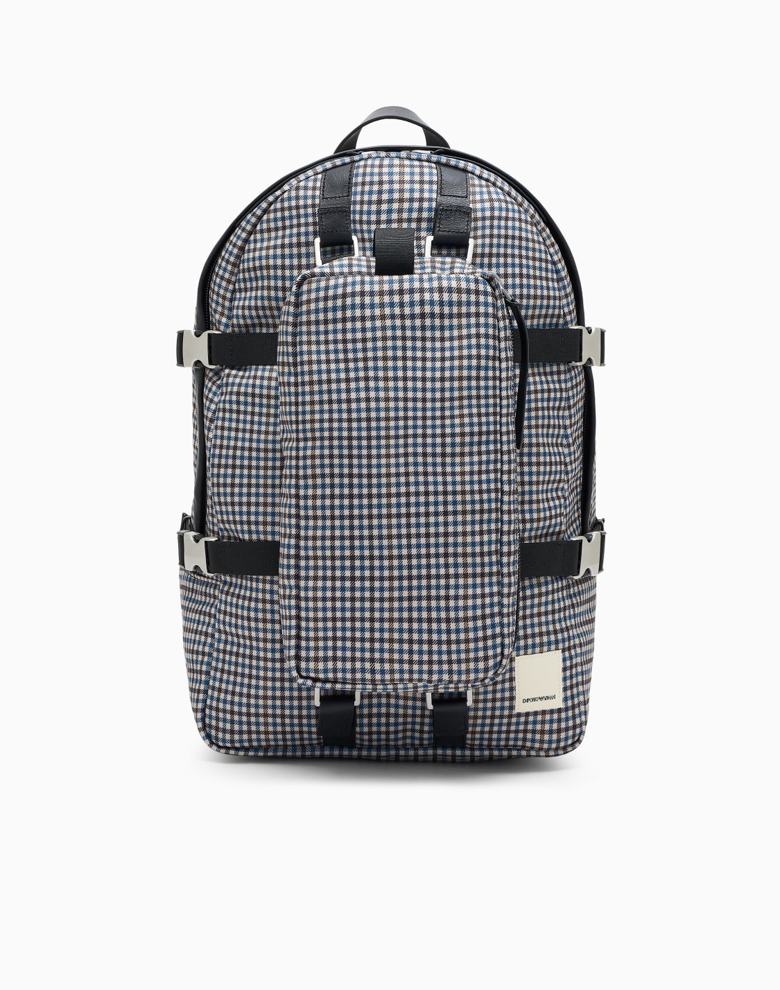 mochila-de-nailon-a-cuadros-cpsula-eagle-club-asv-celeste--emporio-armani