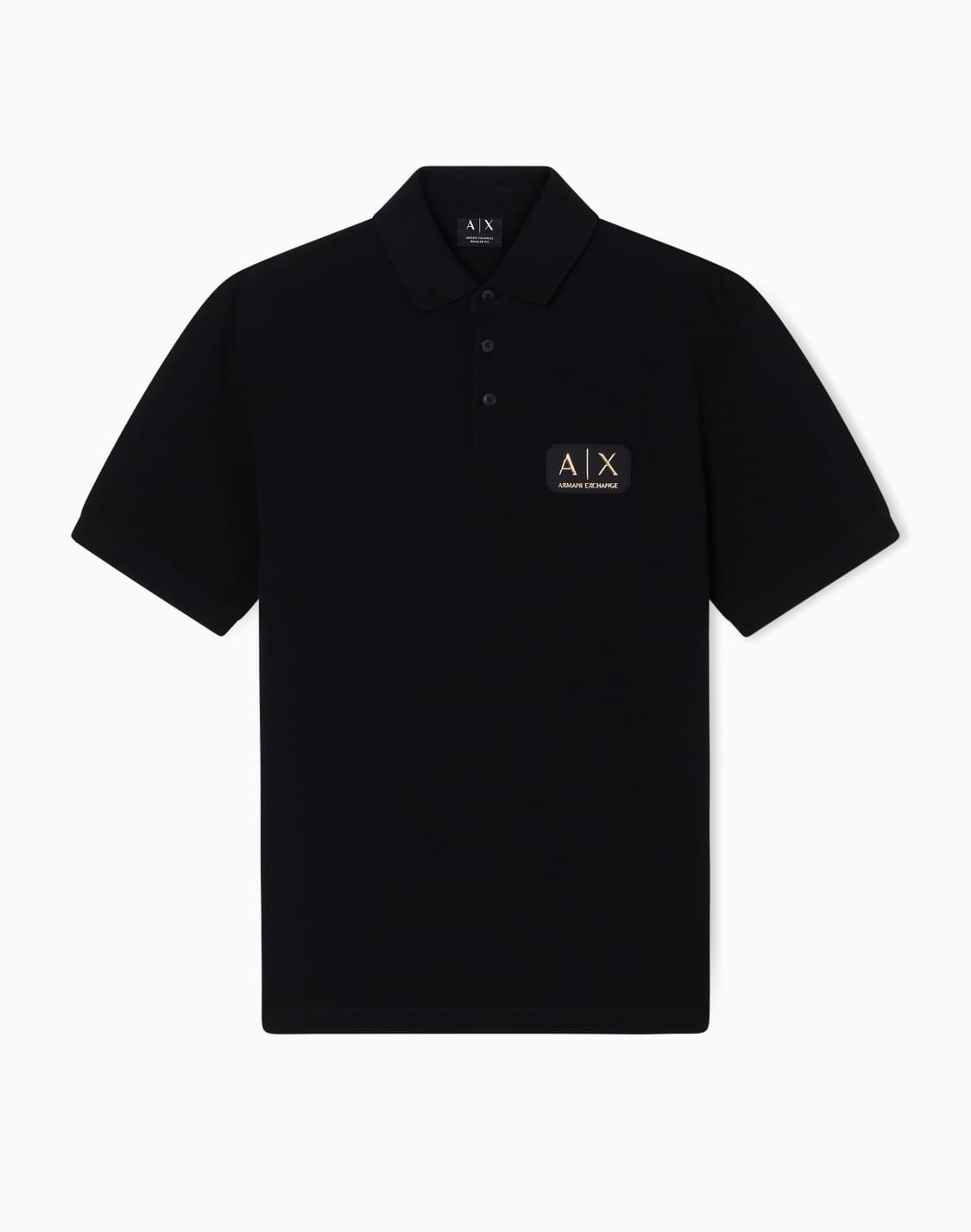 polo-shirts-black--armani-exchange