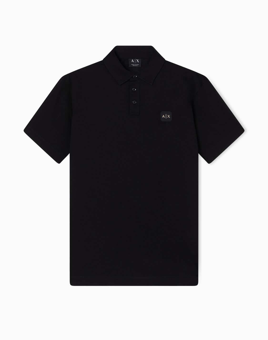 cotton-polo-shirt-negro--armani-exchange
