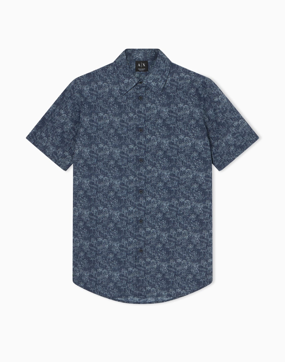 oversized-cotton-shirt-blue--armani-exchange