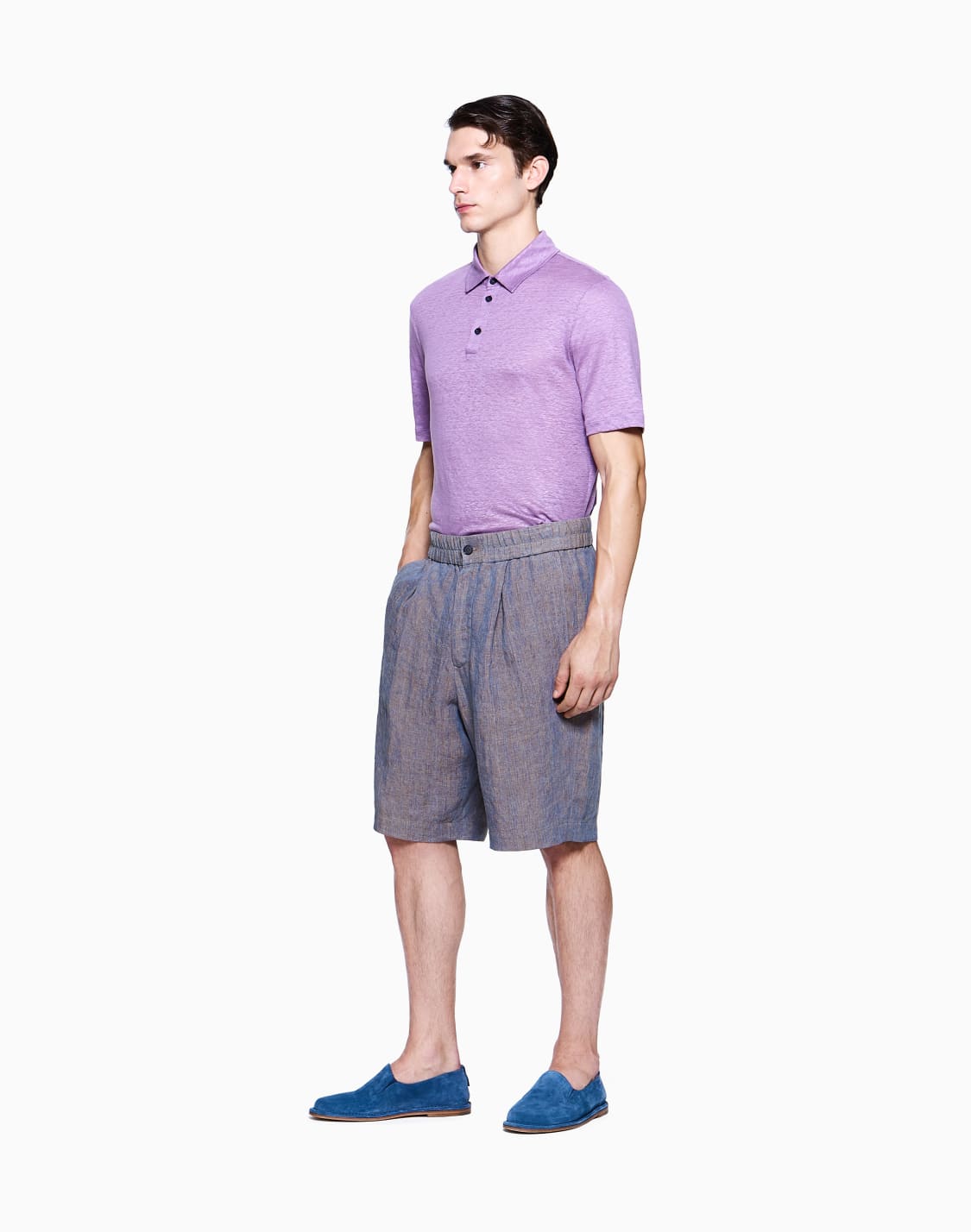 short-sleeved-polo-shirt-in-pure-linen-jersey-pink--giorgio-armani