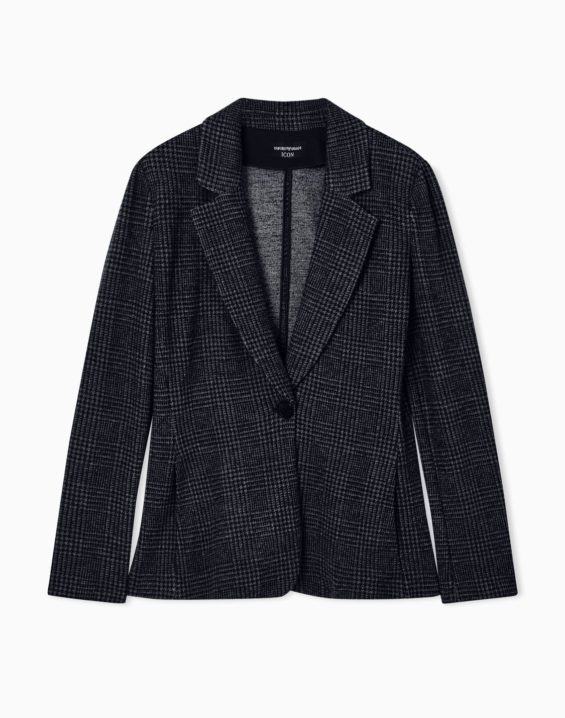 icon-prince-of-wales-check-compact-knit-jersey-single-breasted-blazer-blue--emporio-armani