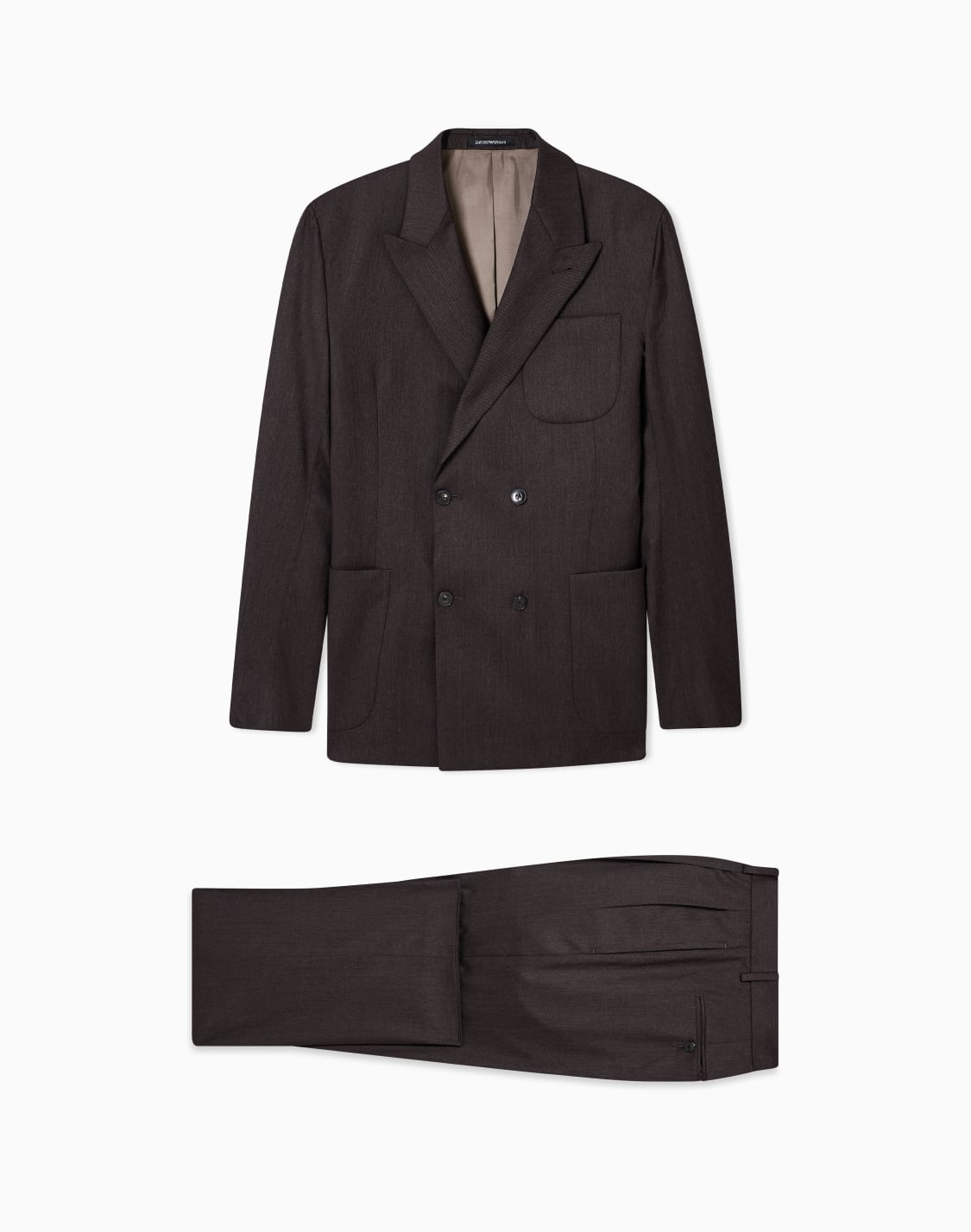 버진-울-트윌-더블-브레스트-수트-브라운--emporio-armani
