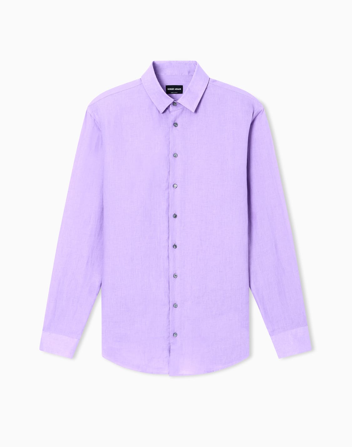 regular-fit-shirt-in-linen-viola--giorgio-armani