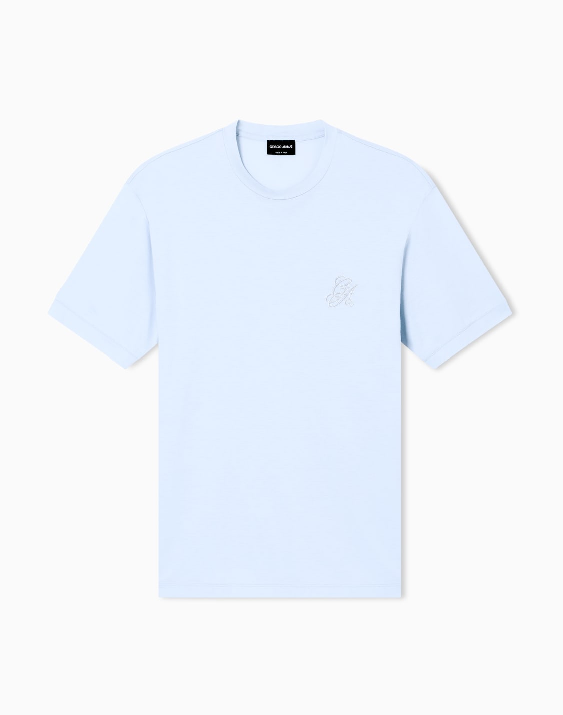 t-shirt-mit-rundhalsausschnitt-aus-seide-und-baumwolle-hellblau--giorgio-armani