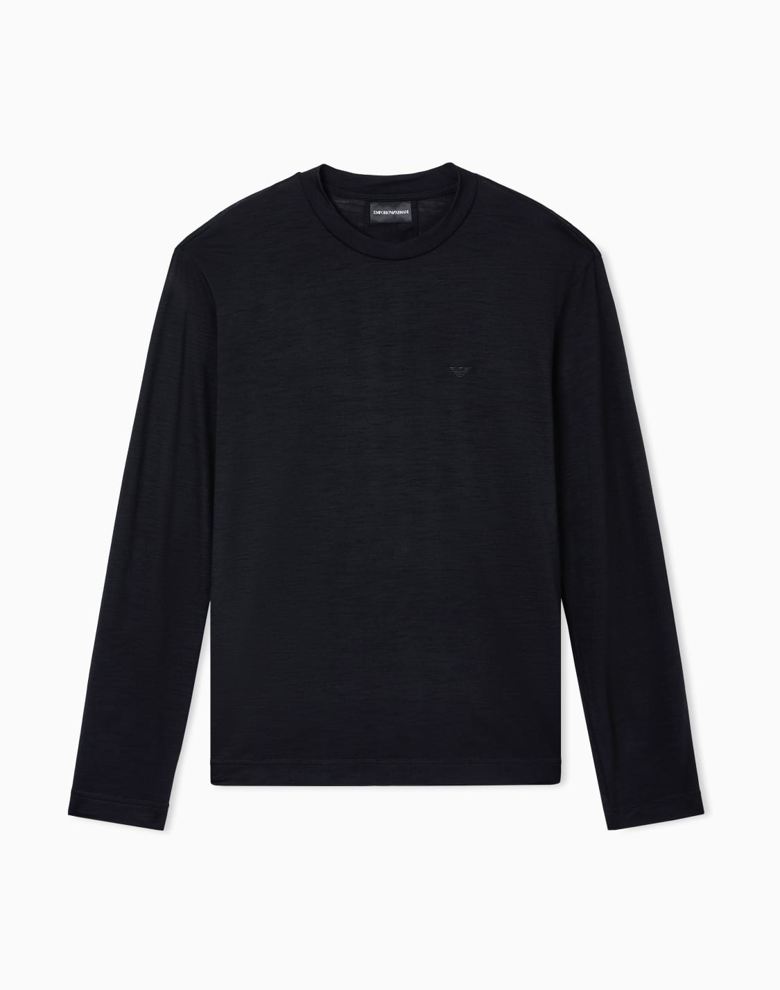 maglia-in-jersey-fiammato-di-lana-nero--emporio-armani