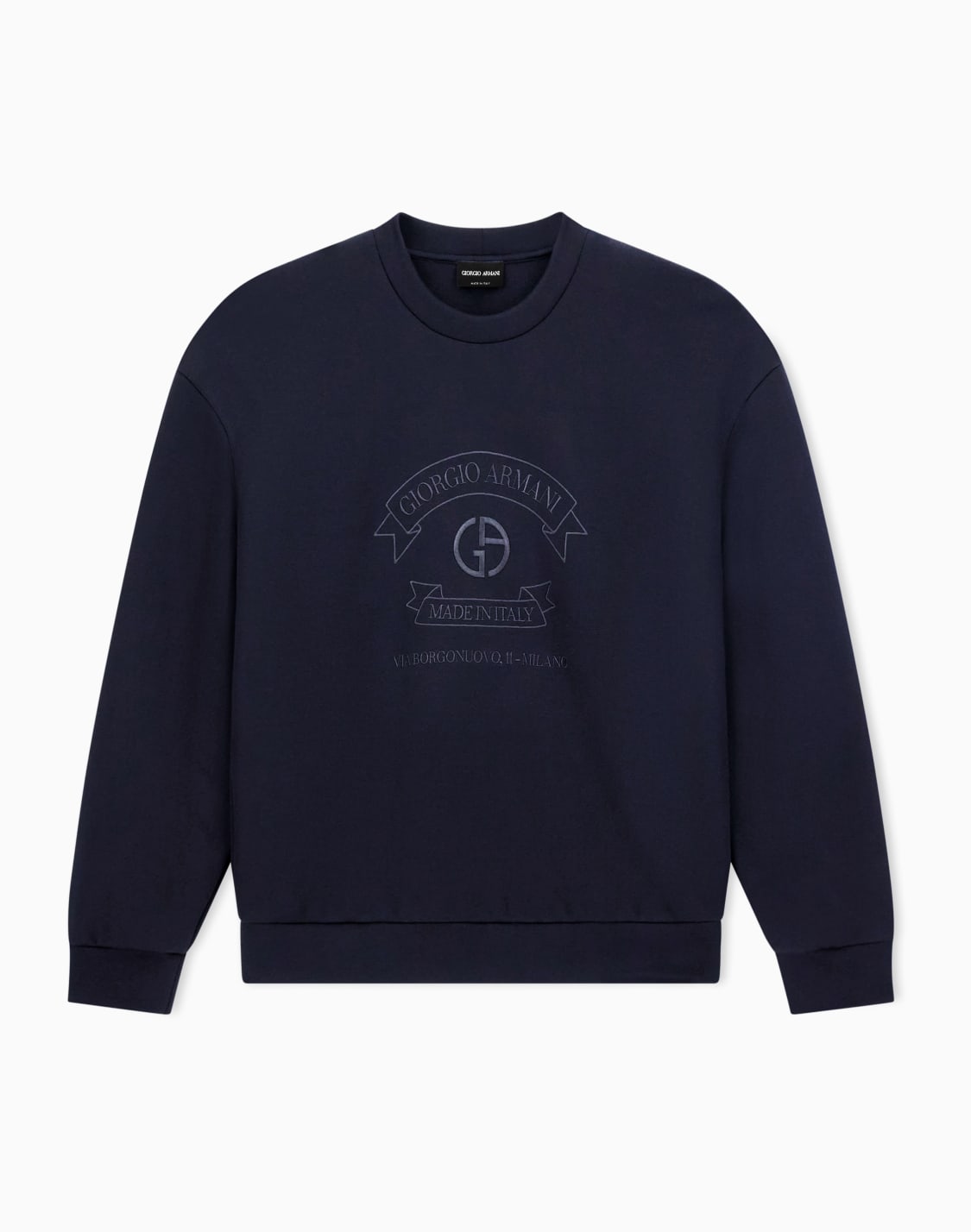 sweat-shirts-sans-capuche-bleu-marine--giorgio-armani
