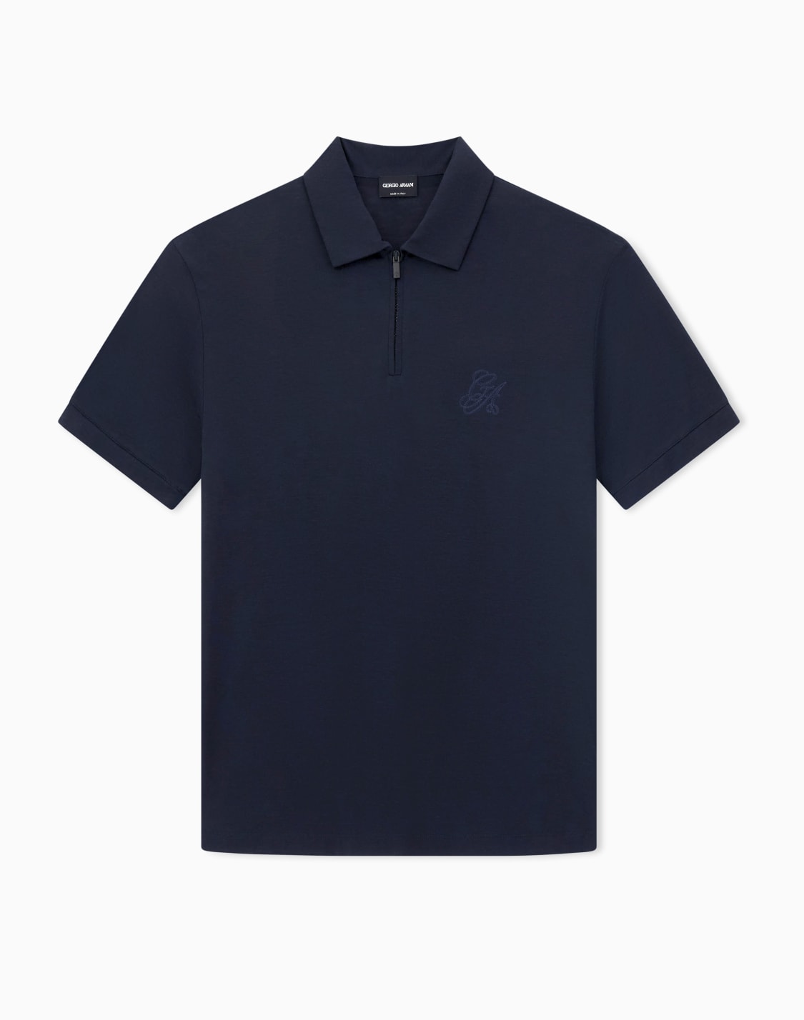 polo-zip-in-seta-e-cotone-blu-navy--giorgio-armani
