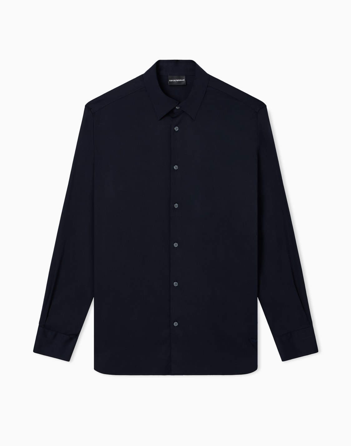 stretch-pima-cotton-shirt-navy-blue--emporio-armani