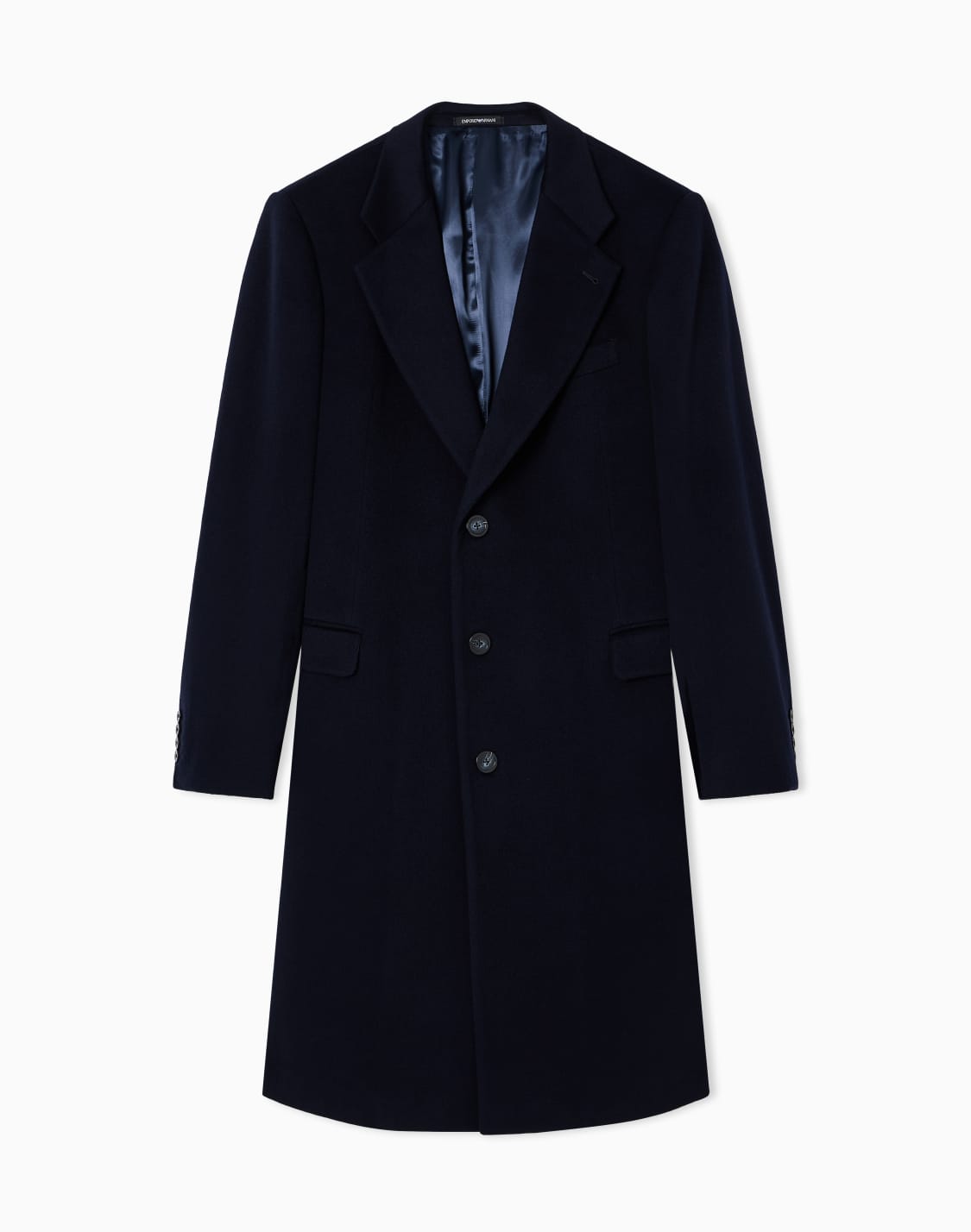einreihiger-mantel-aus-reinem-gekmmtem-kaschmir-marineblau--emporio-armani